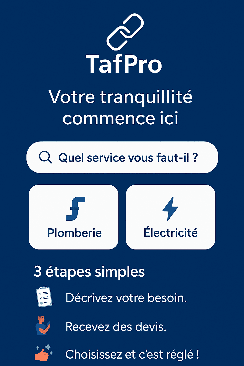 Interface simple de TafPro
