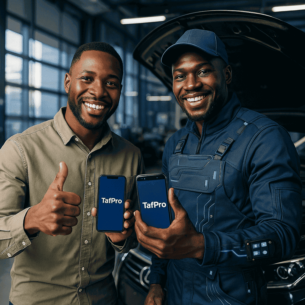 Client et artisan TafPro