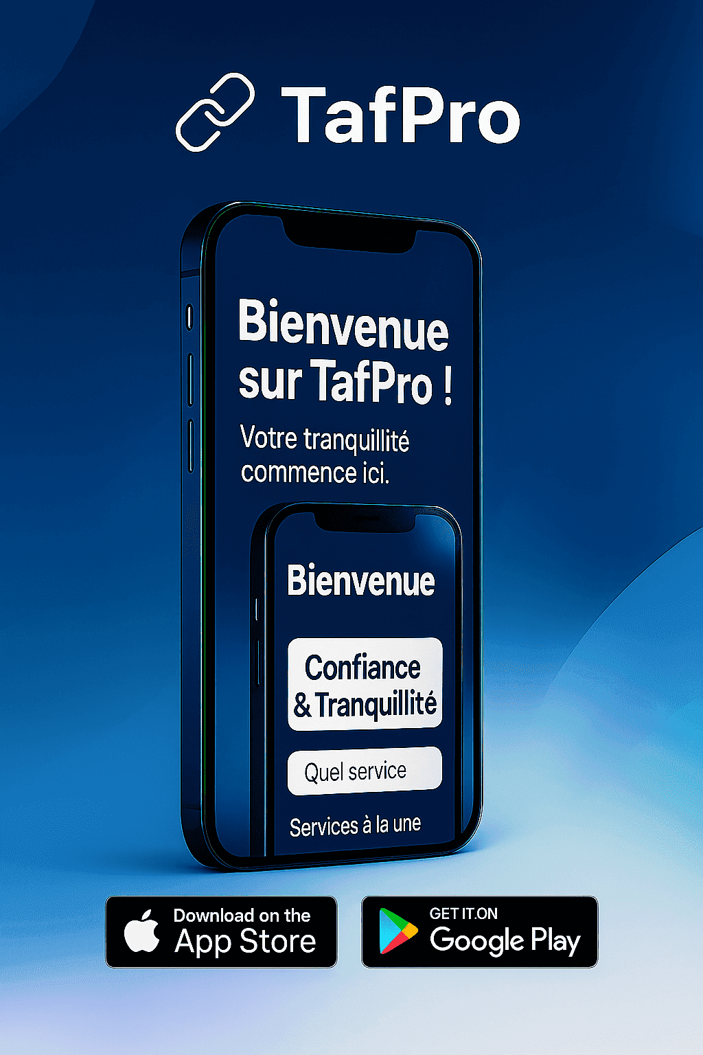 Mockup application TafPro